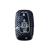 KIA Grand Carnival Key Fob Cover in Carbon Fiber Sleek Design